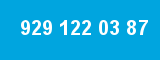 929 122 03 87